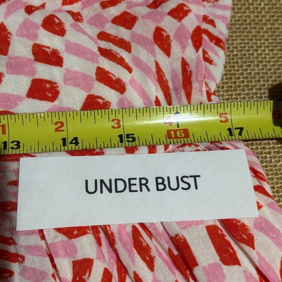 Fate Women Tiered Sleeveless Maxi Dress Sz M Babydoll Oversized Beachy Cut-out - Picture 14 of 16